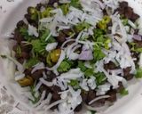 A picture of step 3 of Jhut put chana chat.