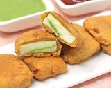 A picture of step 6 of Paneer Pakora.