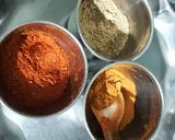 A picture of step 2 of Sindhi Shahi Masala Aloo.