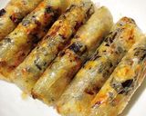 A picture of step 10 of Vegetarian Spring Rolls (Nem Chay).