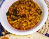 A picture of step 10 of Daal Chaana Karahi Dhaba Style.