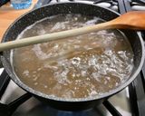 Une image de l'étape 2 de Macaronis complets au roquefort et lomo fumé.