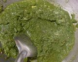 A picture of step 2 of Dhaniya Pudina Rice (Coriander Mint Rice).