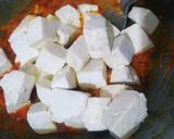 A picture of step 3 of Ghee roasted cabbage paneer.