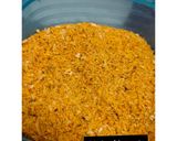 A picture of step 4 of Goan Tikshyo Nevryo/ Spicy Goan Karanjis.