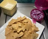 A picture of step 4 of Chilaquiles Verdes.