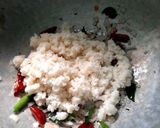 A picture of step 4 of Idly upma.