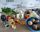 Pas rețetă Supă gulaș vegetarian 1 fotografie