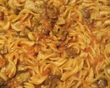 Foto del paso 9 de la receta: Pasta tornillo con champiñones
