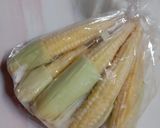 Foto langkah ke 1 dari resep Tumis Jagung Muda, buncis, jamur kuping, dan udang.