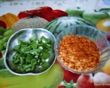 A picture of step 3 of Yummy tasty capsicum basmati rice.