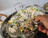 A picture of step 9 of Mix Vegetable Vermicelli idli.