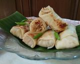 Foto langkah ke 6 dari resep Lumpia Bakar Isi Tumis Rebung.