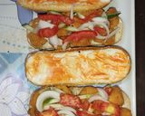 A picture of step 5 of Chicken Tender Pops Burger 🍔.