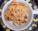 ड्राईफ्रूट मखाना एंड बीटरूट स्टफ्ड परांठा रेसिपी चरण 8 फोटो