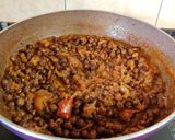 A picture of step 10 of Kala Chana Masala.