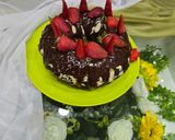 عکس مرحله 5 از دستور کیک شکلات و بادام 🎂 (Chocolate & Almond Cake) با گاناش نوتلا