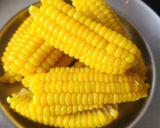 A picture of step 2 of Butter Garlicky Spicy Grilled Crispy Curly Corn Ribs - With Schezwan Dip Corn Ribs Monsoon Munching.