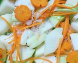 Hình bước làm 2 của món Kim Chi Su Hào
