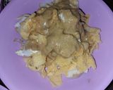 Foto langkah ke 8 dari resep Kupat Tahu Bumbu Kacang Tanah khas Banjar Patroman Jawa Barat.