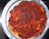 A picture of step 7 of Tuna Pizza# 4 week challenge.