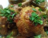 صورة لخطوة 6 من وصفة طاجين القرنون أو الأرضي شوكي بالدجاج والزيتون 🍗🍡