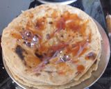 A picture of step 11 of Chur chur paneer roll.