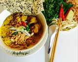 Hình bước làm 10 của món Mì quảng gà !