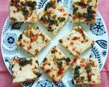 A picture of step 4 of Suji Rice Dhokla.