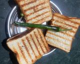 A picture of step 3 of Vegetables sandwich.