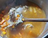 Foto del paso 4 de la receta: Congee o arroz chino sabor pollo y calabaza 🍚