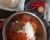 Foto langkah ke 1 dari resep Nugget ayam sayur🐔🥕.