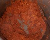 A picture of step 2 of Gajar ka Halwah.