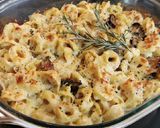 Foto del paso 5 de la receta: Tortellini con Berenjena en Salsa Blanca al gratín