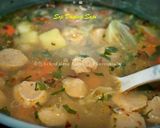 Foto langkah ke 7 dari resep Sop Daging Sapi Empuk Plus Baso #KitaBerbagi.