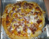 Foto langkah ke 5 dari resep Pizza Bolognese.