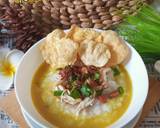 Bubur Ayam Kuah Kuning langkah memasak 5 foto