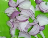 A picture of step 2 of Okra With Onion Masala.