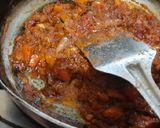 A picture of step 6 of Vidarbha special Nagpuri style Wanga batata Saoji masala bhaji.