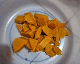 Foto langkah ke 1 dari resep Cara Pusu Pumpkin Khas Brunei Darussalam (dengan SKM).