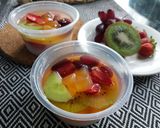 Foto langkah ke 4 dari resep Silky Puding with Fruits.