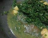 A picture of step 3 of Palak aloo ki sabzi.