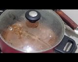 A picture of step 5 of Chicken Chilli 😋With garlic Rice.