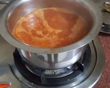 A picture of step 17 of Tuar dal khichdi with soup.