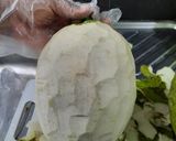 Foto langkah ke 2 dari resep Sukun Kukus Balur Kelapa.