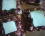 A picture of step 1 of Beetroots sandwich.