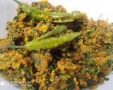 A picture of step 6 of Methi besani.