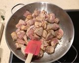 A picture of step 2 of Jambalaya.