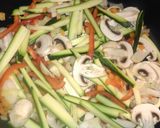 Foto del paso 10 de la receta Crêpes vegetarianos con queso rocamadour, huevo y ensalada