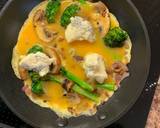 Omelette, mushroom, broccoli & soft Gorgonzola recipe step 8 photo